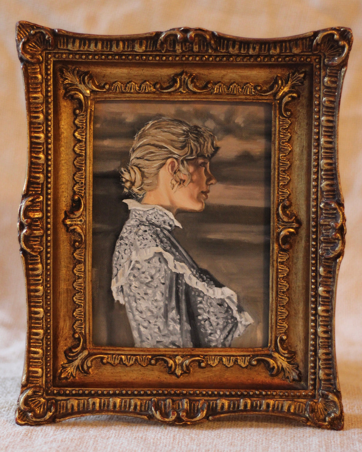 Willow: The Thread's End | Baroque Wooden Frame · 22 x 27 cm · Original