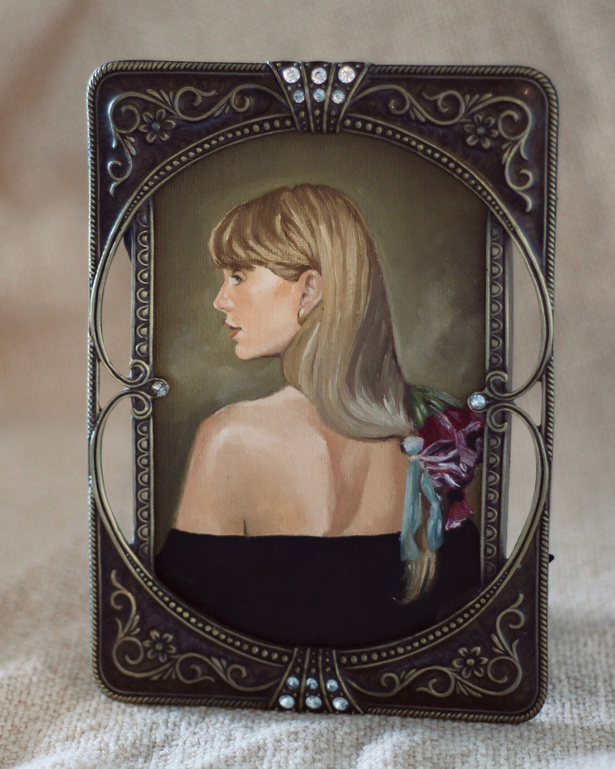 TTPD: Portrait of a Poet | Unique Metal Frame · 13 × 18 cm · Original