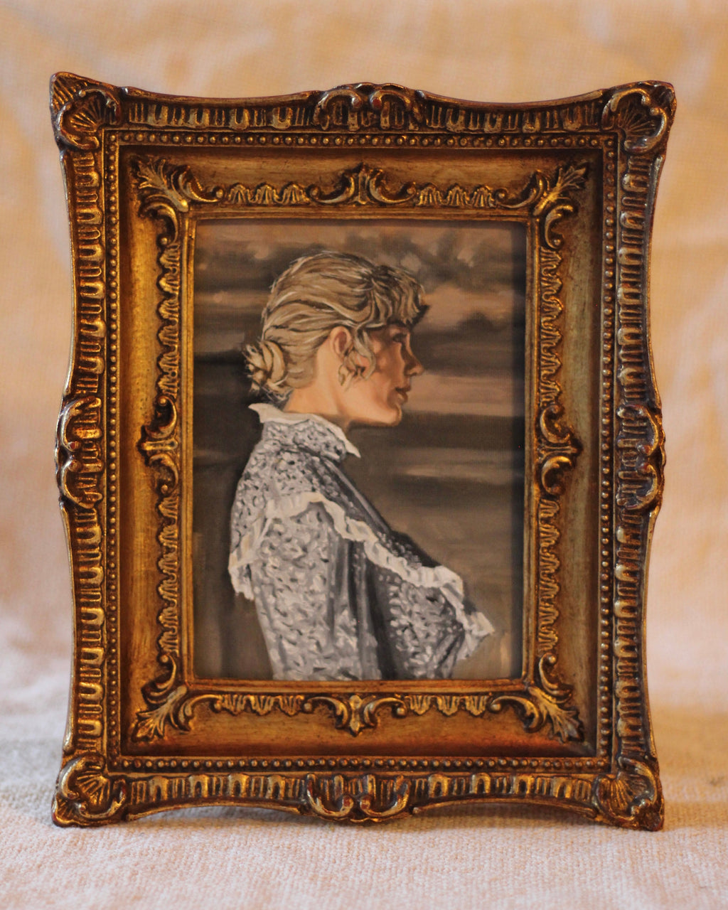 Willow: The Thread's End | Baroque Wooden Frame · 22 x 27 cm · Original