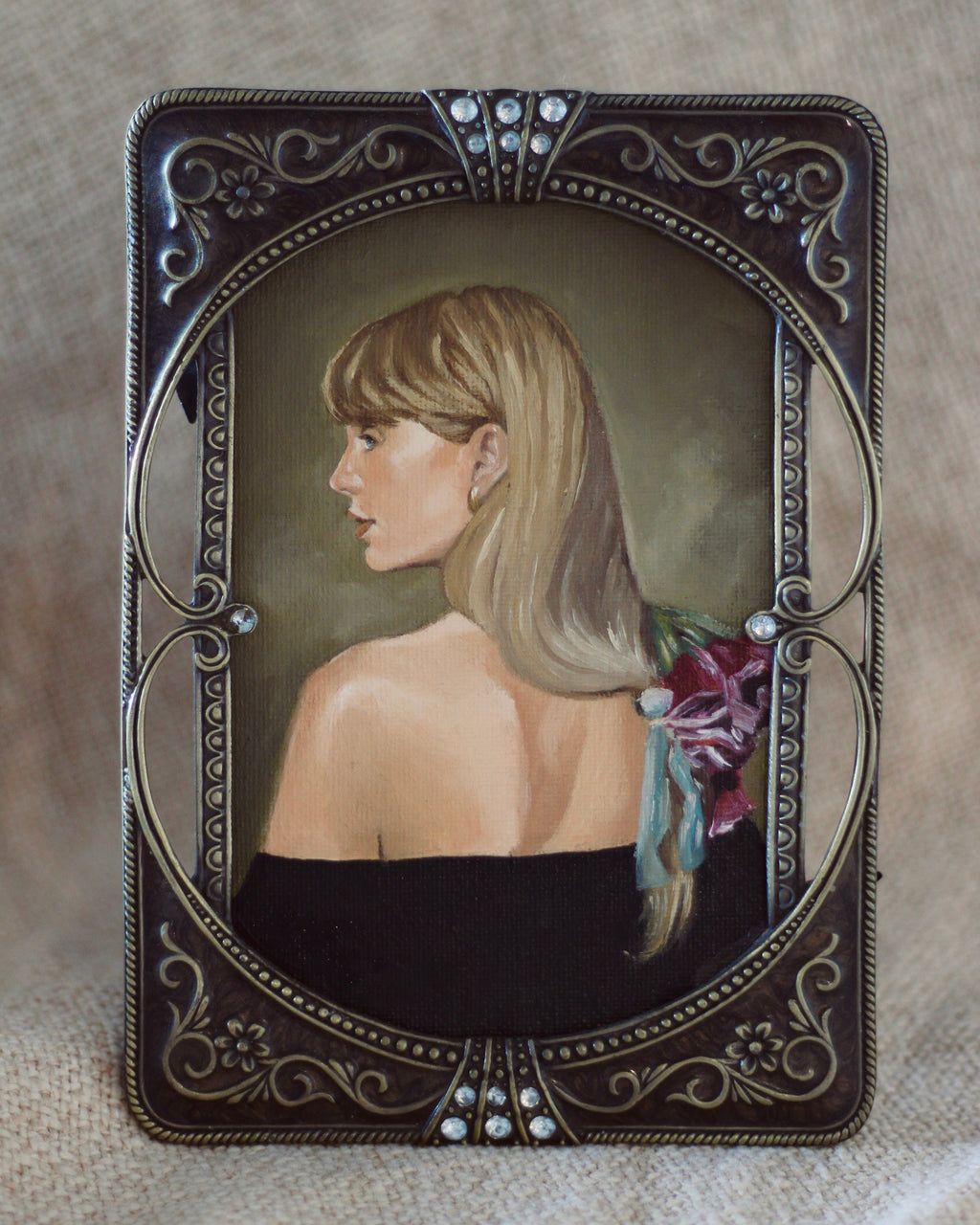 TTPD: Portrait of a Poet | Unique Metal Frame · 13 × 18 cm · Original