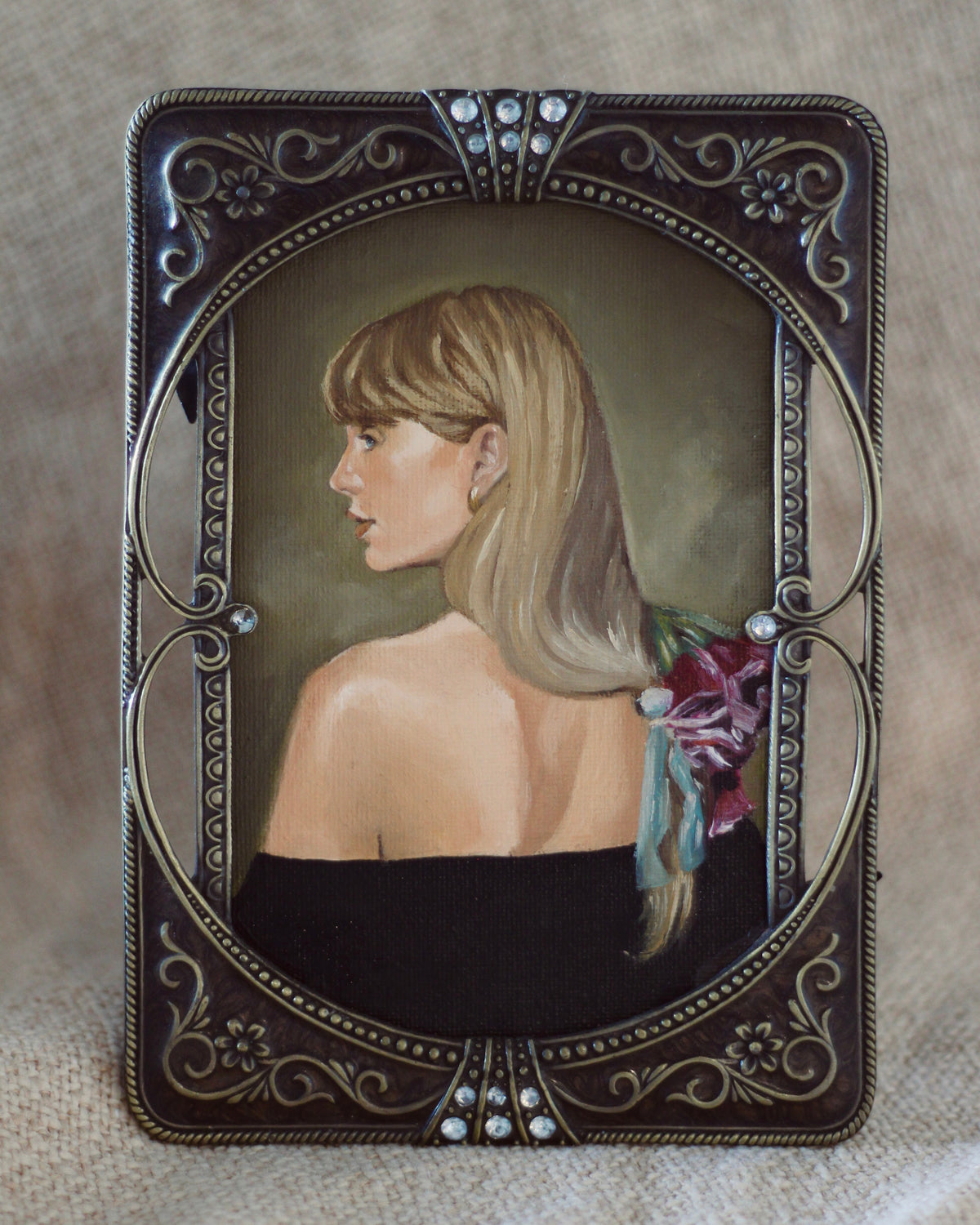 TTPD: Portrait of a Poet | Unique Metal Frame · 13 × 18 cm · Original