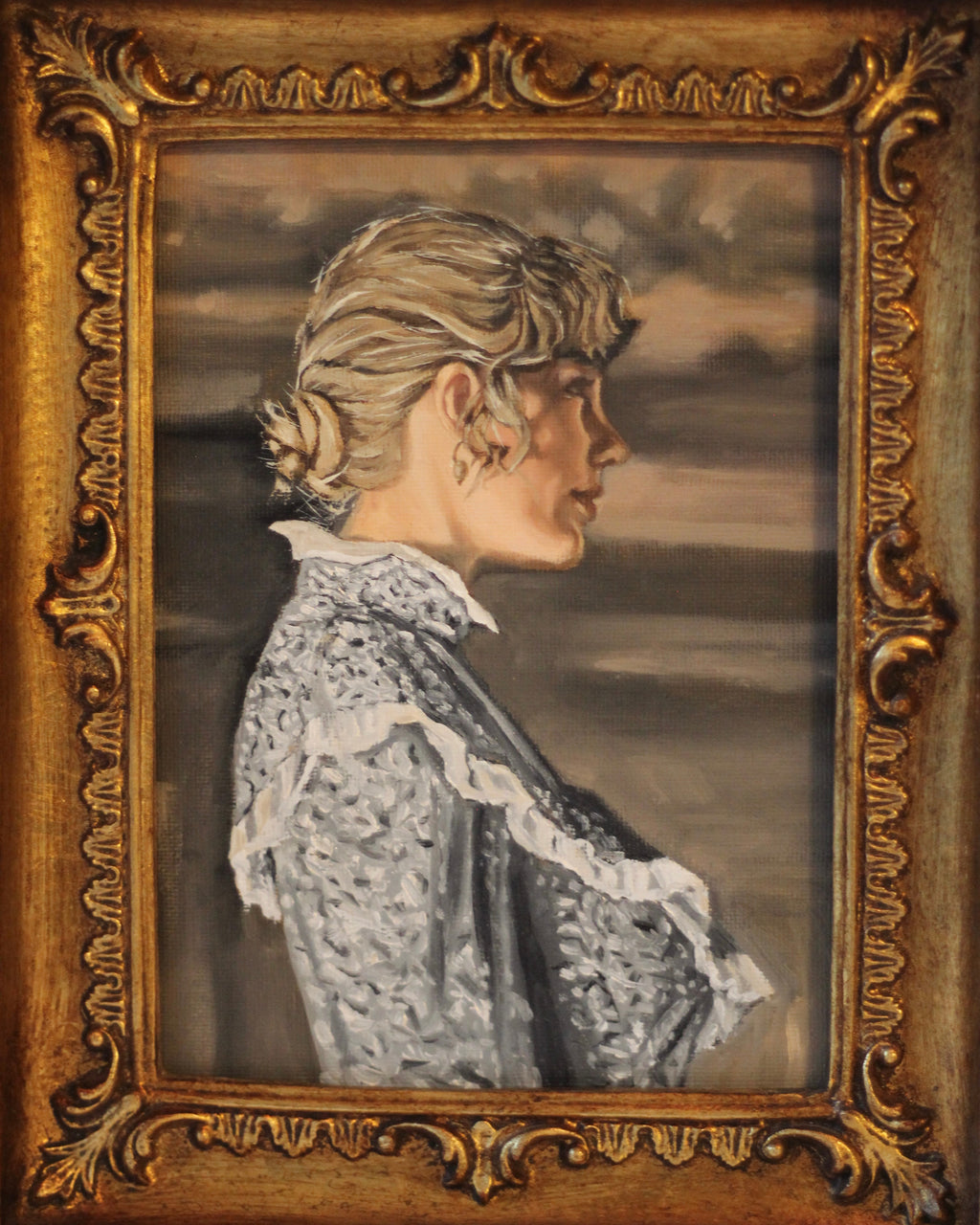 Willow: The Thread's End | Baroque Wooden Frame · 22 x 27 cm · Original