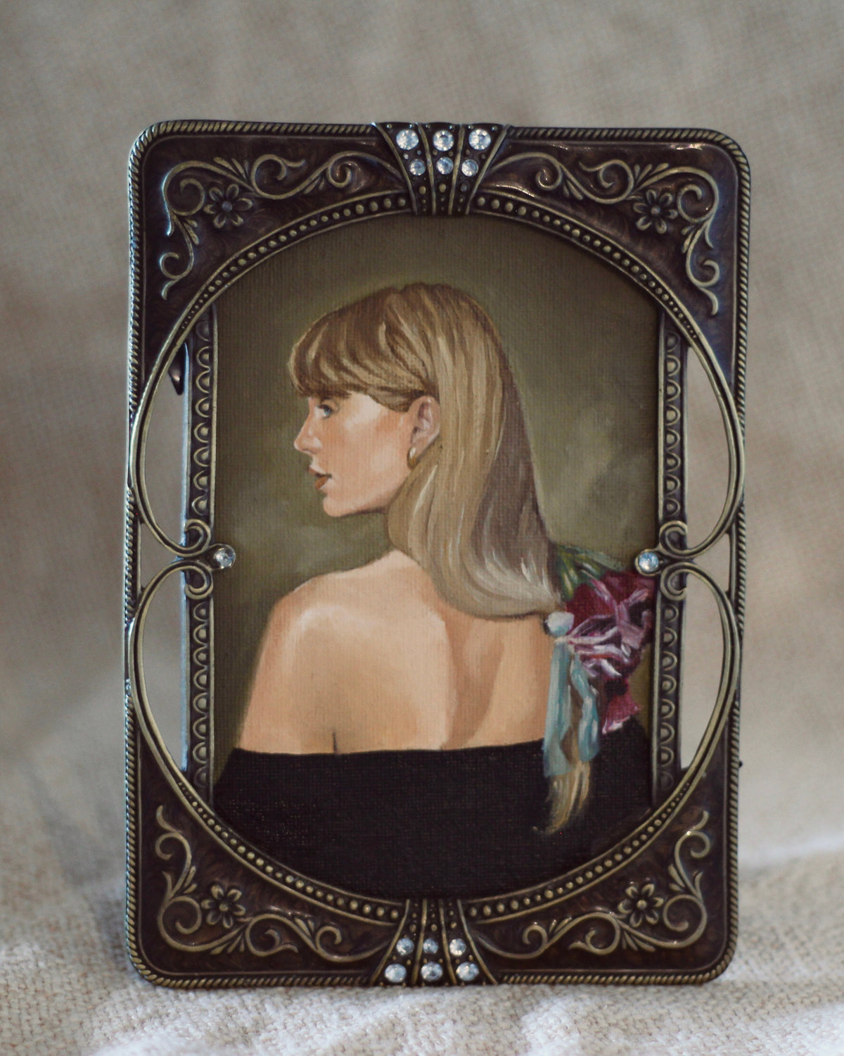 TTPD: Portrait of a Poet | Unique Metal Frame · 13 × 18 cm · Original