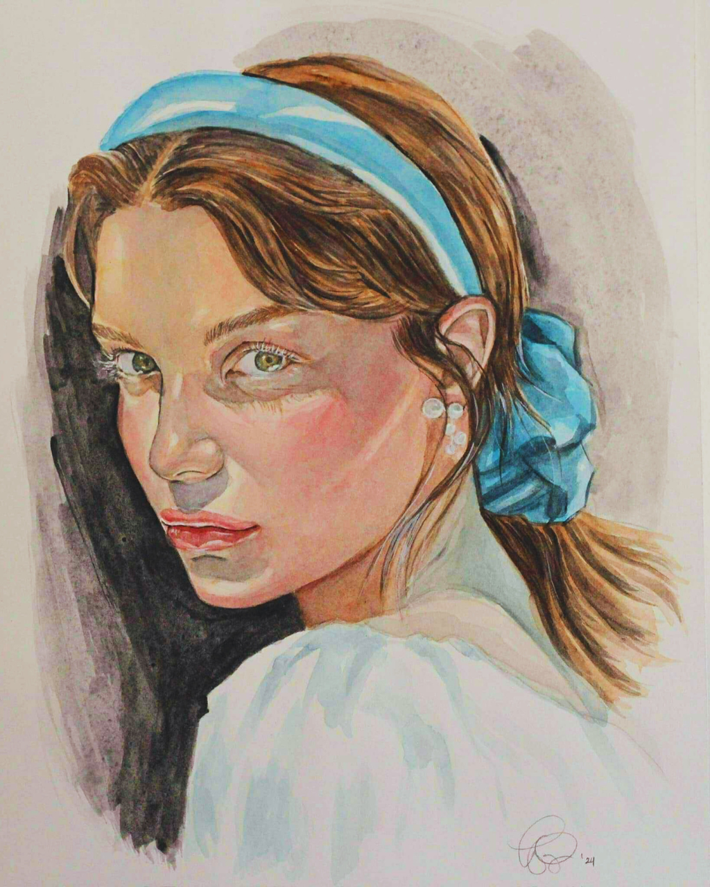 Shadow and Grace | WATERCOLOR