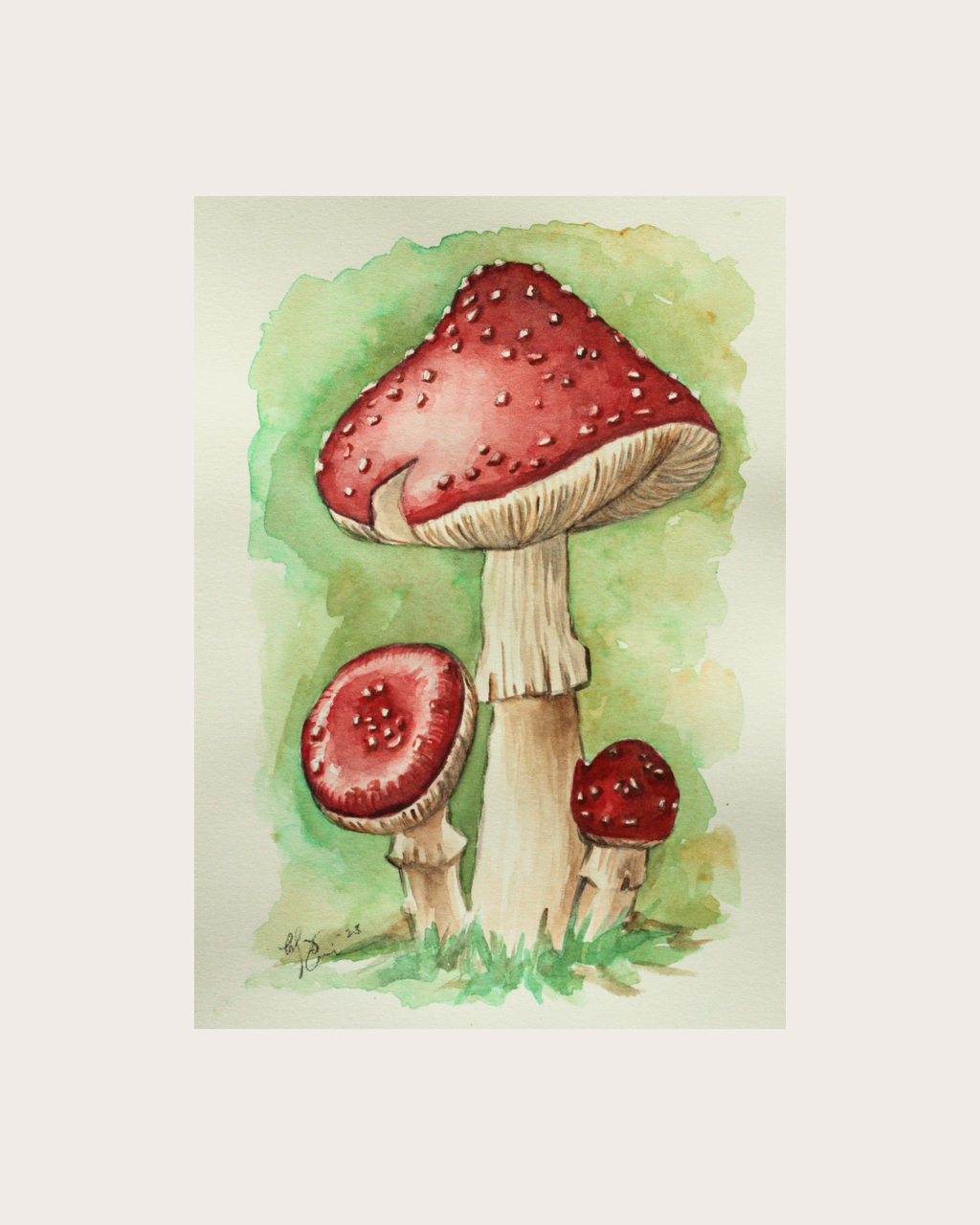 Mushroom | WATERCOLOR