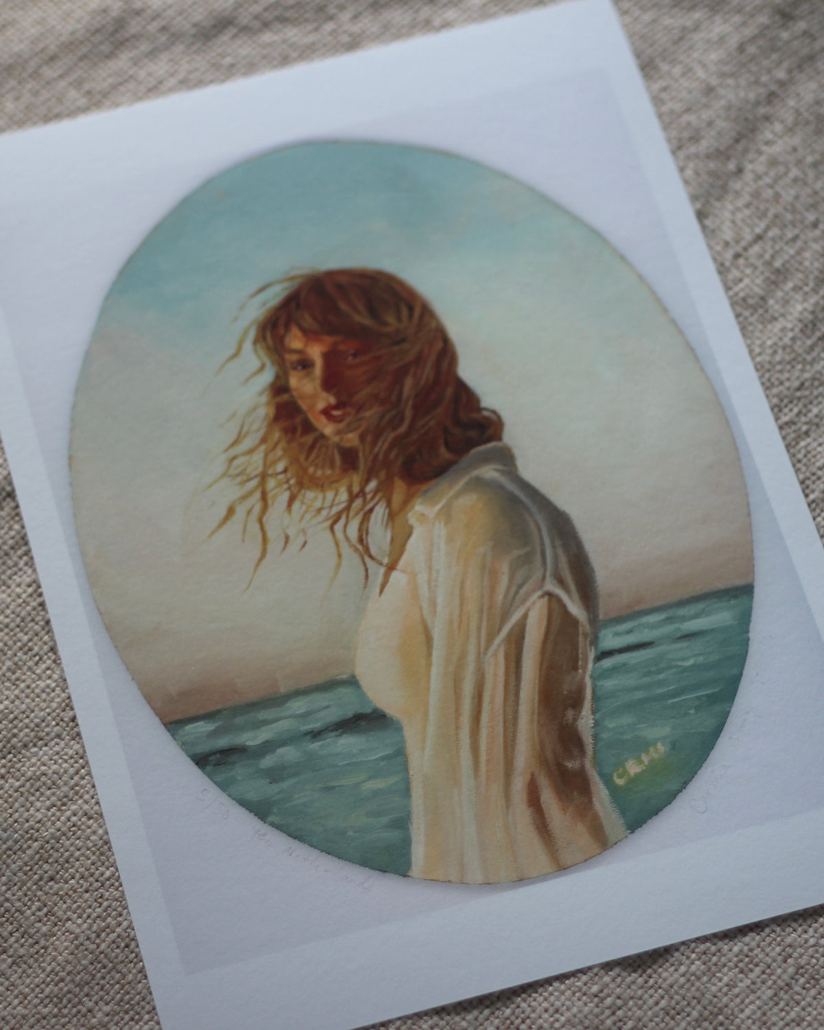 1989: Wind in Her Hair | Limited Edition Giclée Prints · 8 × 11 inches