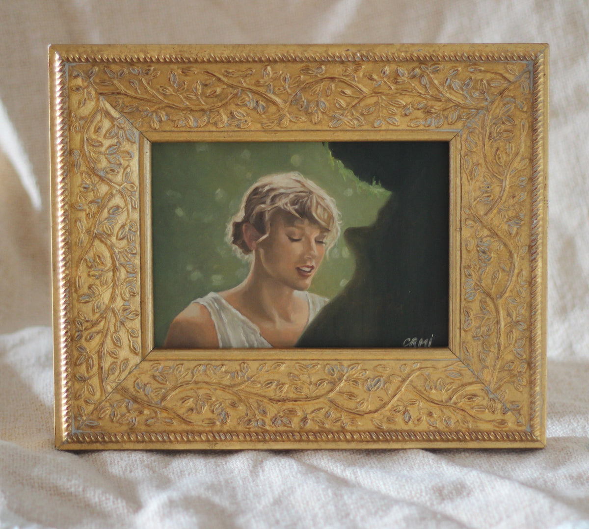 A Moment in Folklore | Vintage Gold Frame · 22 × 27 cm · Original