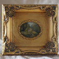 Folklore Cabin II | Vintage Frame · 20 × 23 cm · Original