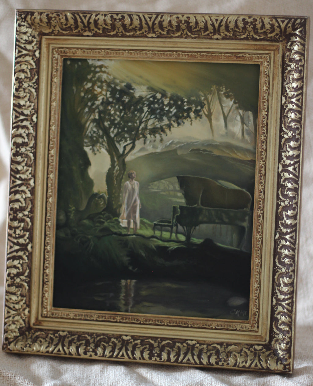 The Enchanted Forest | Vintage Frame · 32 × 38 cm · Original