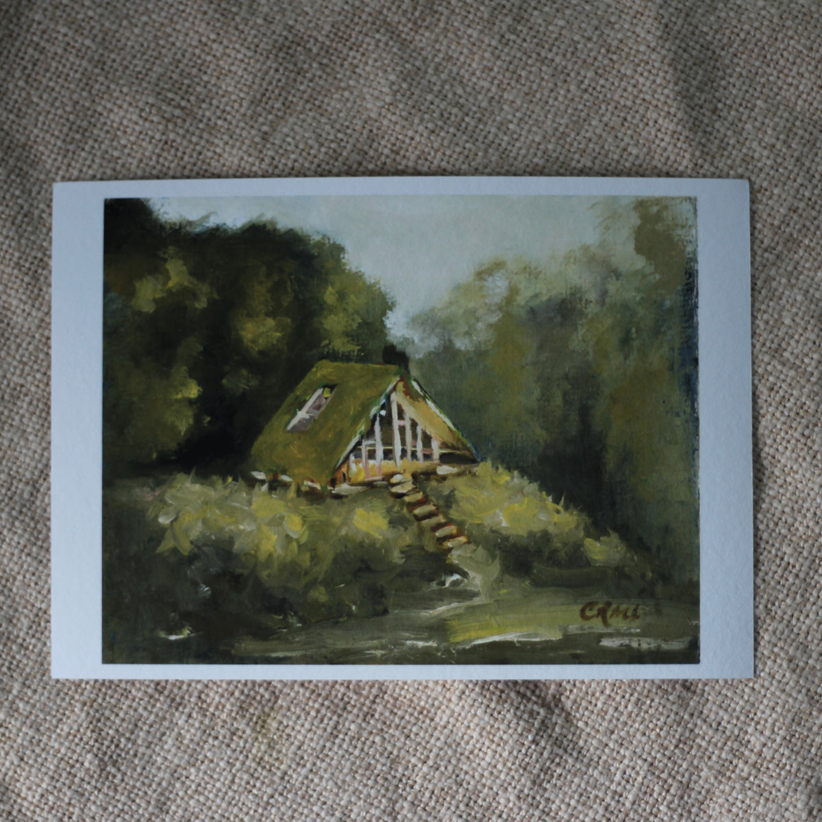 Folklore Cabin II | Limited Edition Giclée Prints · 5.8 × 8.3 inches