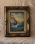 This Love: A Sail Back Home | Antique Baroque Frame · 32 × 38 cm · Original