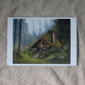 Folklore Cabin I | Limited Edition Giclée Prints · 5.8 × 8.3 inches